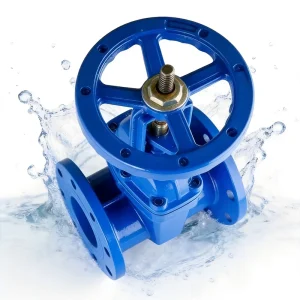 JIS 10K Rising Stem Gate Valve Ductile Iron Stainless Steel SS304 Shaft Rubber Disc Fluid Control Isolation Chemical