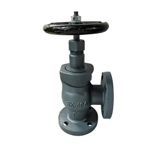 JIS-Standard Right-Angle Globe Valve Marine-Grade F7322 5K Ductile Iron