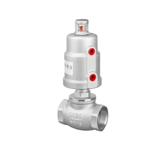 JL2001 J3 Factory Outlet Pneumatic Waist Drum Valve Juliang Angle Seat Valve Stainless Steel Angle Seat Valve for Water Plastic