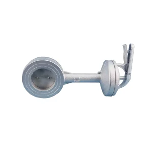 JR Electric Cast Iron Butterfly Valve JHK80 DN80 Long Handle Gas 3in Port Industrial Combustion Systems
