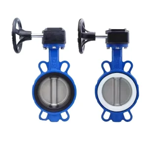 JTAIV Manual Control Stainless Steel Wafer Type Butterfly Valve Model D371X 16 for Water DN50 DN1200 Medium Temperature 1 Year