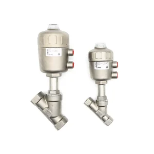 JTALV China Manufacturer High Quality Y Type Esg Flange Angle Seat Valve SS304 Pneumatic Actuator Steam JY611F 16P