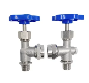 JX29W Threaded Level Gauge Cock 304 Stainless Steel Needle Globe Valve DN15 DN20 Water Level Indicator 1 Way Knob Silver Normal