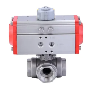 JXPC Brand Single & Double Acting ISO5211 Pneumatic Actuators Condition Air Valve Rotary Actuator Butterfly Valve