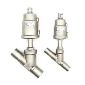 JY661F-16P 304/316L Angle Seat Valve Water Level Controller DN15-DN100 Welding Clamp Pneumatic ESG 1.6MPa Medium Temp