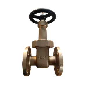 Japanese Standard Brass Gate Valve F7367 Marine Seawater Pipeline On/Off Manual Control 0-100C