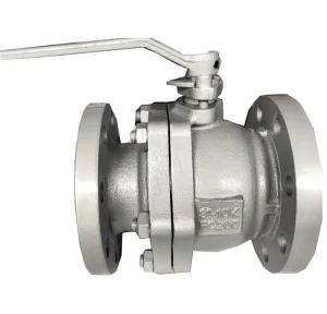 Japanese Standard Grey Cast Iron FC200 Flange Ball Valve JIS 10K Ball Valves with Lever