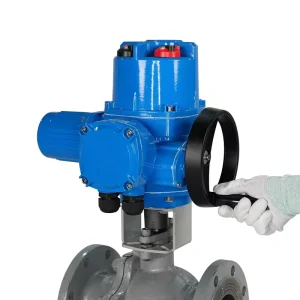 Jinwei Carbon Steel Electric Ball Valve Flange Connection High-Temperature Steam Water 200psi Operating Pressure