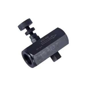 KC 03 KC 04 1 4″ 3 8″ 1 2″ 1″ Hydraulic Speed Control Valve One Way Check Valve Tube Type Flow Control Hydraulic Throttle Valve