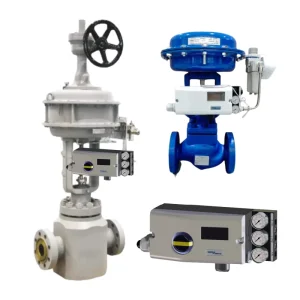 KE73 DN15 PN25 Pneumatic Control Valve with SP7 Pro Valve Positioner Actuator PN9123E