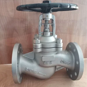 KH CH41 Material Manual Control Globe Valve Bellow Seal PN16 PN25 Flange X Flange OEM Shutoff Hot Oil High Temperature Steam