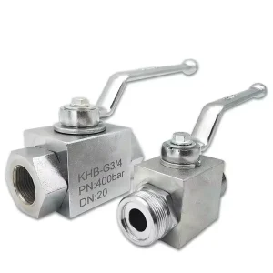 KHB G1 8 High Pressure Manual Hydraulic Ball Valve OEM Customizable for Gas Sizes G1 4 G3 8 G1 2 KHB G1 4 KHB G1 2 KHB G1 4