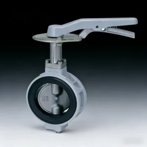KITZ Japanese Wafer Type Aluminum Butterfly Valves Center Drive Disc Lever Operate