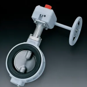 KITZ Turbine Butterfly Valve Anti-condensation Aluminum Alloy Wafer Type