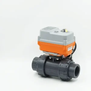 KLD200 Compact Double-acting Plastic Electric Ball Valve PVC Dedicated Water Treatment On/off Via Threaded Connection