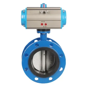 KXC METAL 14” Ductile Iron Body Disc 416 Stem Soft Sealing Double Flange Manual Water Butterfly Valve Dn350 ISO9001 Certified