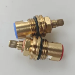Kitchen Faucet Ceramic Stem Valve G1/2″ Brass Tap Disc Cartridge Replacement with Easy Installation