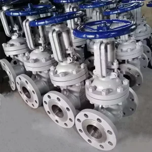 LANHUI API602 Standard Flanged Gate Valve High Pressure PN40 WCB Steel Normal Temperature Water Manual 1 Year