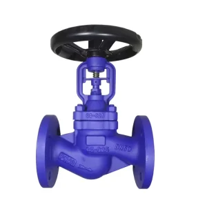 LGDF J41H Pn16 DN50 Carbon Steel WCB Flange Bellow Seal Globe Valve Manual Water ASTM Standard