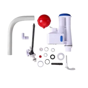 LIRLEE Modern Toilet Water Tank Accessories 3 inch Split Front Pull Float Dual Flush Valve ABS Plastic