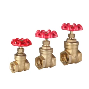 LIRLEE Venus Type Cast Iron Handle Brass Body Wast Water Gate Valve