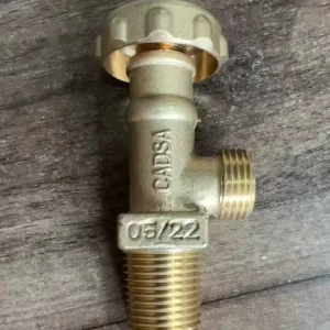 LPG Gas Cylinder Safety Valve Gas Cylinder Brass Valve 23.2*2 Outlet 21.8 Applies to Cameroon Mali