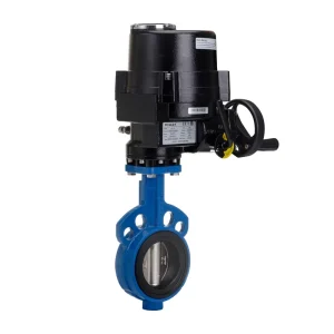 LQ1 10 Heli Automatic Control Butterfly Valve Assembly with Electric Actuator Torque 100NM 220VAC Base Media