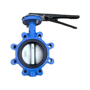 LT Hand Lever Butterfly Valve High Temperature Compact Wafer Design for Water and Air DN50 DN2000