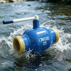 Langqiao Manual Lever Operated Welded Ball Valve (Q61F 16) Carbon Steel 2 Connection 1/2 Port PTFE Sealing Acid Oil High Water