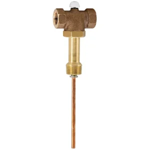 Lead Free Automatic Gas Shutoff Valve for Gas Water Heaters Prevents Overheating with Manual Reset CSA Certified Immersion Type