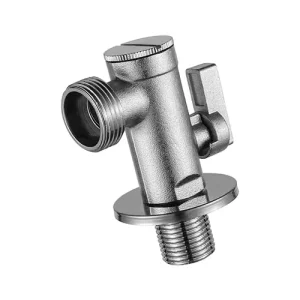 Lead Free Brass Angle Stop Valve Built in Detachable Filter Screen G1 2 Thread Water Shut Off Fitting for Water Heater Tap
