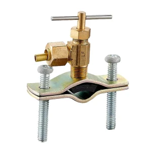 Lead-Free Brass Needle Valve Kit 3/8″ MIP 3/8″ OD Compression Fitting for 1/2″ 3/4″ or 1″ Pipe
