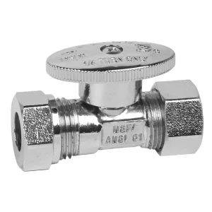 Lead-Free Multi Turn Straight Stop Valve for Plumbing Systems