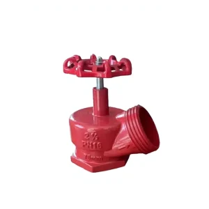 Leak Proof Ductile Iron Angle Globe Valve Female NPT Ends No Welding Required