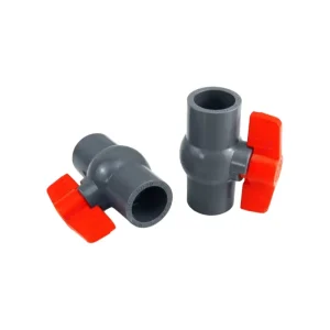Leak Proof PVC Water Valve Switch Corrosion Resistant for Acid Wash Tanks and End to End Service