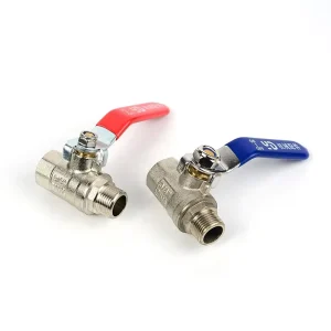 Leakproof YUEDU ISO9001 Certified Brass Ball Valve Graphite Seal Manual Shut Fitting 10L min Flow Rate 25mm Steam Hot Water