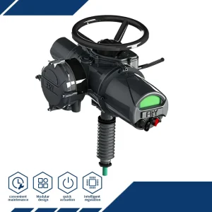 Linear Intelligent Electric Actuator 4 20mA Feedback Signal Thrust Unit Valve Flow Control for Water Gas Oil