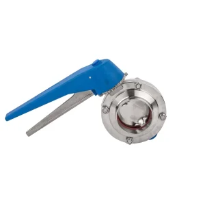 Liquid Cooled Duckbill Butterfly Valve Quick Assembly Food Grade Hygienic Manual High Temperature Resistant Butterfly Valve
