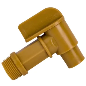 Llave De Bidon De Polietileno Valvula De Descarga De 3 4″ Para Tambos 3 4″ NPT Polyethylene Drum Tap Angle Valve
