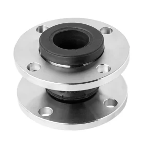Low-Pressure Stainless Steel Flexible Joint Manual Rubber Soft Connection Flange Type Expansion Pipe Compensator Water Valves