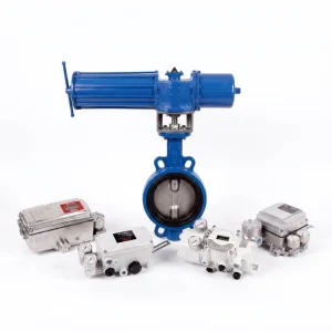 Low Temperature Butterfly Valve Matching Rotork YTC Positioner Cryogenic Energy System