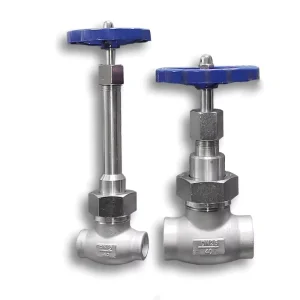 Low Temperature Short Stem Gas Cryogenic Stop Valve Control Liquid Oxygen Liquid Nitrogen LNG Valve Cryogenic Globe Valve Price
