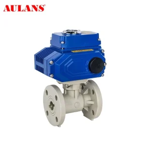 Low-Torque UPVC Electric Flanged Ball Valve with Energy-Efficient Actuator for Continuous Operation Water Systems