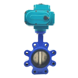 Lug Type Motorized Electric Wafer Butterfly Valve With EPDM Sealing