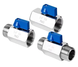Made in China Stainless Steel 304 Shut Off Valve Male and Female Thread 1/4 Inch Mini Ball Valve