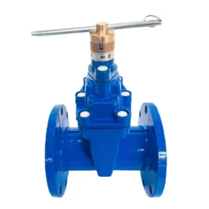 Magnetic Anti theft Lock Ductile Iron Flange Soft Seal Water Gate Valve JMZ45X