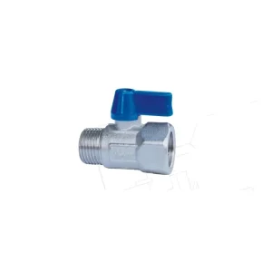 Male & Female 1/2″ 3/4″ Size 150 Psig Aluminium Mini Lever Handle Forged Body Brass Ball Valve