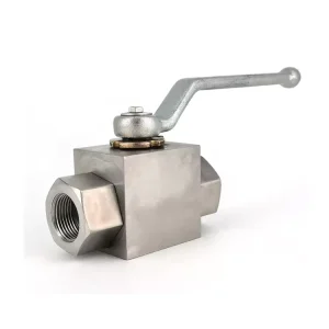 Manual 1 2″ NPT High Pressure Hydraulic Ball Valve Full Bore 2 Way Lever Valve with 7250 psi OEM Customizable