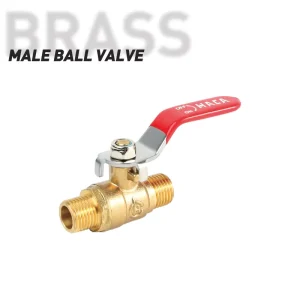 Manual 1/4-8 Inch Brass Pipe Fitting Male Ball Valve OEM Customizable for Plumbing & Water Supply