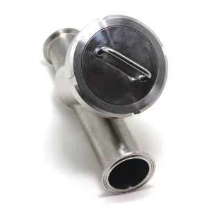 Manual 1″ 4″ Perforated Plate Y Type Sanitary Strainer Purge Valves Water Food Grade Stainless Steel SS304 SS316L 3 Year